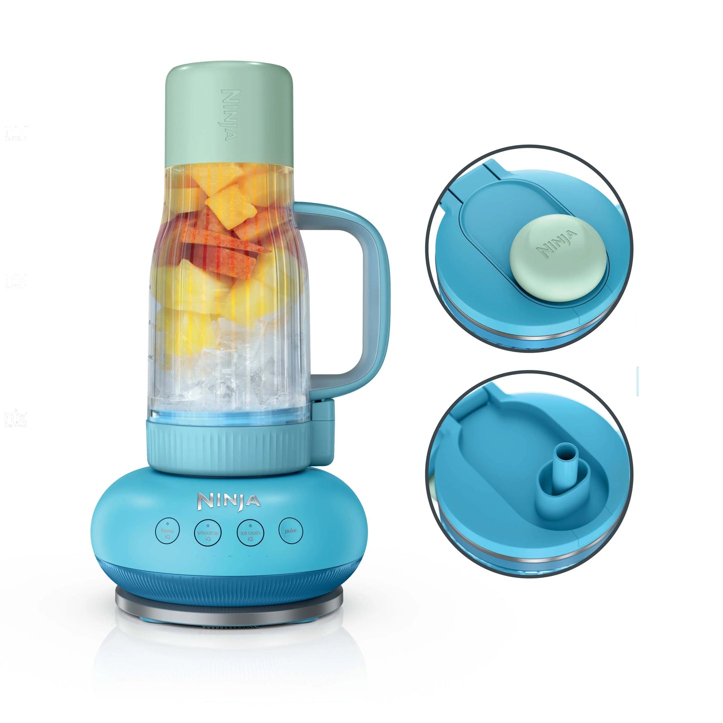 Portable Personal Blender with Travel Cup Powerful Smoothie Maker Leakproof Lid for Daily Use