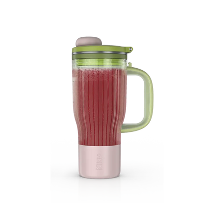 Portable Personal Blender with Travel Cup Powerful Smoothie Maker Leakproof Lid for Daily Use